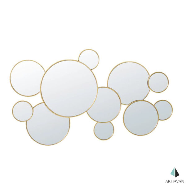 آینه گرد پازلی دکوری مدل D103