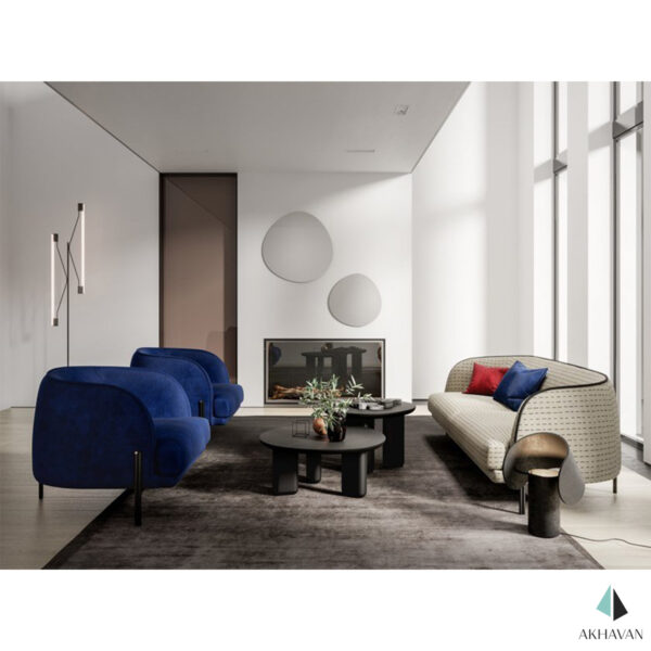 آینه گرد منحنی دکوری مدل D116