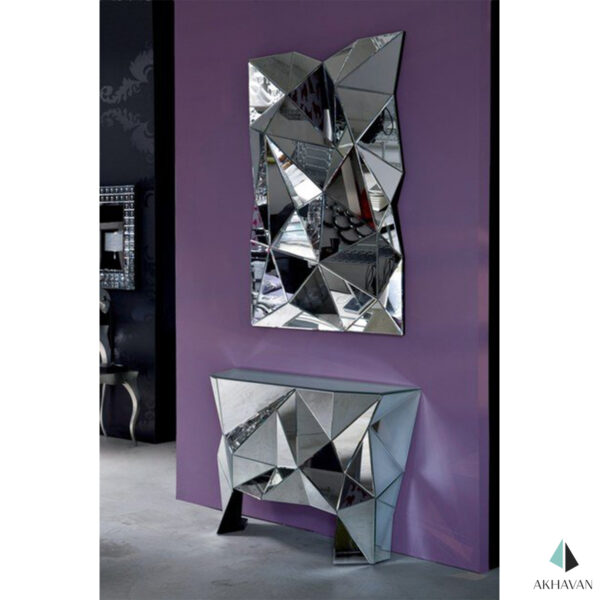 آینه کنسول برجسته دکوری مدل D146