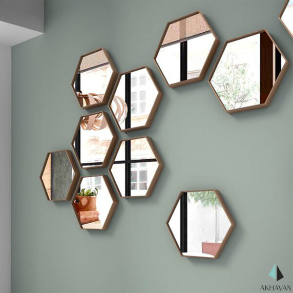 آینه زنبوری دکوری مدل Angel Cerde 3039