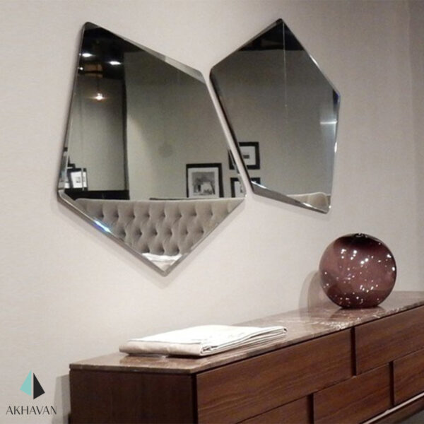 آینه ۲تکه دکوری مدل D36