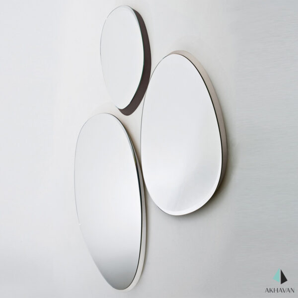 آینه چند تکه منحنی دکوری مدل D62