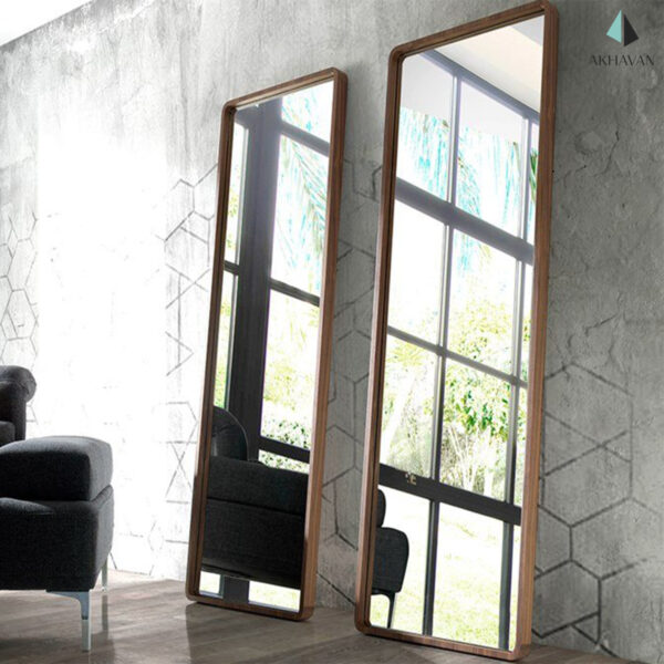 آینه قدی ایستاده با قاب فلزی دکوری مدل R29