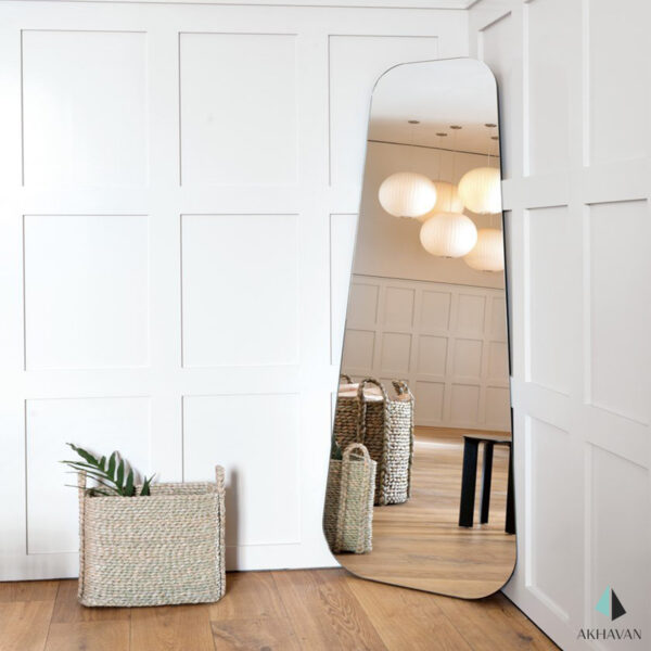 آینه قدی ایستاده بدون قاب دکوری مدل R30