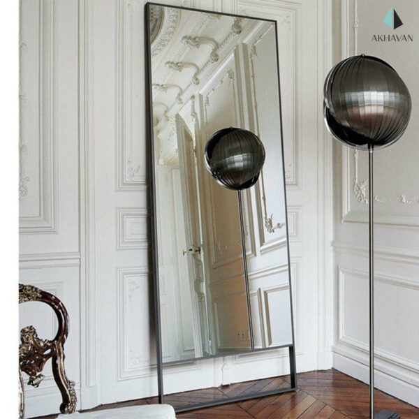آینه ایستاده با پایه فلزی دکوری مدل R34