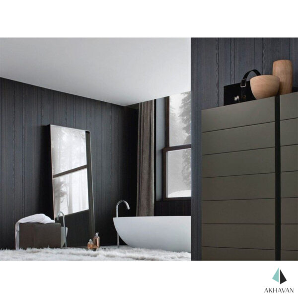 آینه قدی با پایه فلزی دکوری مدل R35