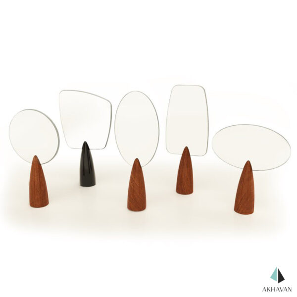 آینه رو میزی آرایش دکوری مدل R4