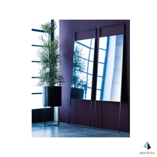 آینه ایستاده با پایه فلزی دکوری مدل R45
