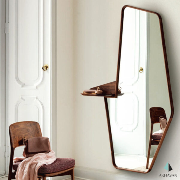 آینه کنسول چوبی دکوری مدل OPS3