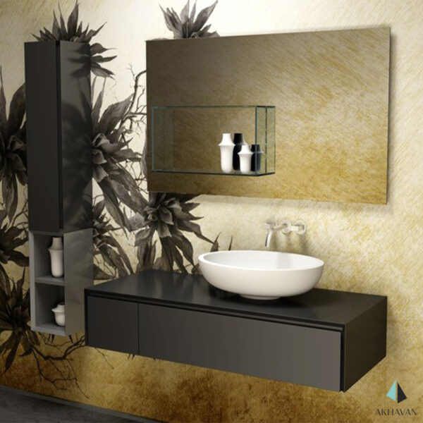 آینه کنسول دستشویی دکوری مدل W13