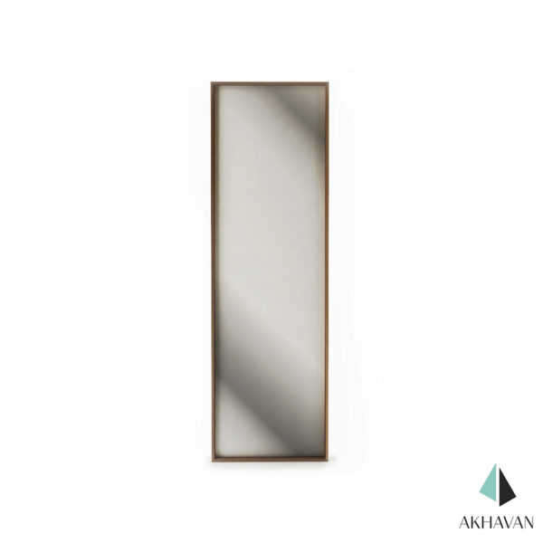 آینه دکوراتیو ایستاده با قاب چوبی مدل SWAN