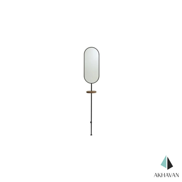 آینه دکوراتیو پایه دار دوسرگرد مدل LOOMY