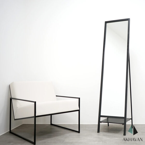 آینه قدی پایه‌دار فلزی مدل HARLINGTON