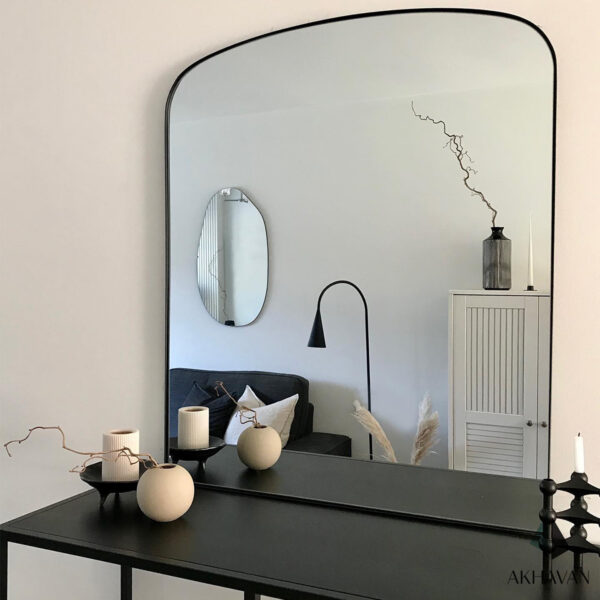 آینه کنسول با قاب فلزی مدل Bowness