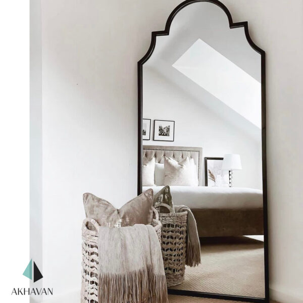 آینه دیواری با قاب فلزی مدل ALEXANDRIA