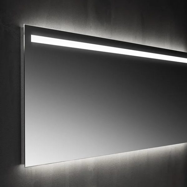 آینه دیواری مستطیلی همراه با نورپردازی مدل FALPER