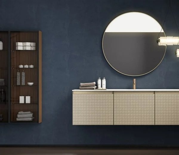آینه کابینتی همراه با نورپردازی مدل RIFLESSI