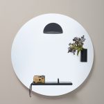 آینه دیواری گرد همراه با نورپردازی مدل AZZURRA CERAMICA